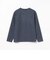 起毛 フェイクレイヤー ロングスリーブTシャツ