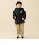 リバーシブル スタンド 襟 コート 2026FW (90～140cm) プチプラ 通園 通学 フリース
