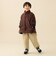 リバーシブル スタンド 襟 コート 2026FW (90～140cm) プチプラ 通園 通学 フリース
