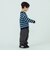 透かし編み ボーダー ニット2026FW（90～140cm） ニット 通学 公園