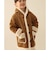 フェイクムートン コート 2026FW (90～150cm) ふわふわ あったか キャメル キッズ服