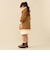 フェイクムートン コート 2026FW (90～150cm) ふわふわ あったか キャメル キッズ服