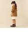 フェイクムートン コート 2026FW (90～150cm) ふわふわ あったか キャメル キッズ服