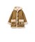 フェイクムートン コート 2026FW (90～150cm) ふわふわ あったか キャメル キッズ服