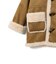 フェイクムートン コート 2026FW (90～150cm) ふわふわ あったか キャメル キッズ服