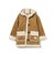 フェイクムートン コート 2026FW (90～150cm) ふわふわ あったか キャメル キッズ服