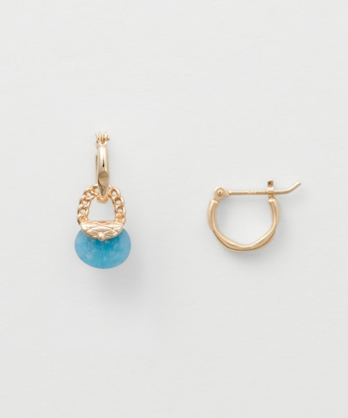 ★新品未使用★NOJESS★ ★ノジェスTiny Bag Charm K10 Tiny Charm】K10クォーツチャーム｜ネックレスチャーム｜ノジェス 公式