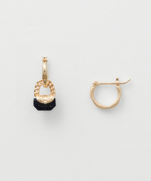 ノジェス　k10×石チャーム　レア　完売品 アウトレット>【Tiny Bag Charm】K10紫金石チャーム｜ノジェスの