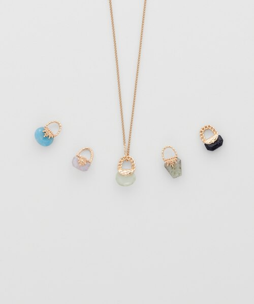 アウトレット>【Tiny Bag Charm】K10紫金石チャーム｜ノジェスの