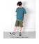 【大人向けサイズあり】ナイロンリップストップ・刺繍ロゴハーフパンツ