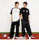 【大人向けサイズあり】【MLB】チームロゴプリントラグランスリーブ半袖Tシャツ