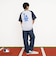 【大人向けサイズあり】【MLB】チームロゴプリントラグランスリーブ半袖Tシャツ