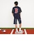 【大人向けサイズあり】【MLB】チームロゴプリントラグランスリーブ半袖Tシャツ