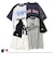 【大人向けサイズあり】【MLB】チームロゴプリントラグランスリーブ半袖Tシャツ