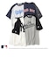 【大人向けサイズあり】【MLB】チームロゴプリントラグランスリーブ半袖Tシャツ