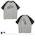 【大人向けサイズあり】【MLB】チームロゴプリントラグランスリーブ半袖Tシャツ