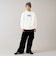【大人向けサイズあり】【毛玉になりにくい】裏起毛・ボックス刺繍ロゴトレーナー