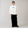 【大人向けサイズあり】【毛玉になりにくい】裏起毛・ボックス刺繍ロゴトレーナー