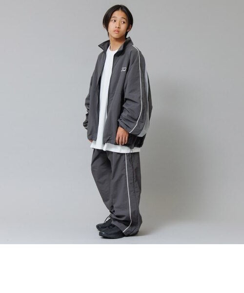 J.S.B. ナイロンセットアップ ブラック/グレー 大人向けサイズあり】【GLSW.】【セットアップ対応】ナイロン・ ジップ