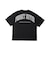 【大人向けサイズあり】【FORGETNEVER】バックアーチカレッジロゴ半袖Tシャツ_GLSW
