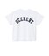 【SKIT0LY】【接触冷感】ハイクールコットン・アーチロゴアップリケ刺しゅう半袖Tシャツ