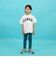 【SKIT0LY】【接触冷感】ハイクールコットン・アーチロゴアップリケ刺しゅう半袖Tシャツ