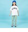 【SKIT0LY】【接触冷感】ハイクールコットン・アーチロゴアップリケ刺しゅう半袖Tシャツ