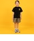 【SKIT0LY】【接触冷感】ハイクールコットン・発泡プリント半袖Tシャツ