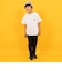 【SKIT0LY】【接触冷感】ハイクールコットン・ジャンクフードプリント半袖Tシャツ