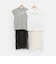 【AMI】2WAYチュールキャミインナーTシャツセット