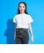 【Cuugal掲載】【AMI】カットワーク刺しゅうレースチュニック×インナーTシャツセット