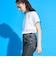 【Cuugal掲載】【AMI】カットワーク刺しゅうレースチュニック×インナーTシャツセット