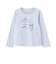 リボンアップリケTシャツ