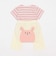 アニマルボーダー半袖Tシャツセットアップ