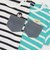アニマルボーダー半袖Tシャツセットアップ