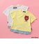 【かいじゅうステップ ワンダバダ】 キャラクターワッペンレイヤード風Tシャツ
