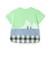 海と電車切替半袖Tシャツ