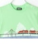海と電車切替半袖Tシャツ