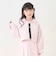 レイヤード風短丈　長袖Tシャツ