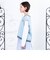 ニットベスト＋長袖Tシャツ