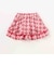 Gingham Flower二段キュロット【日本製】