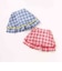 Gingham Flower二段キュロット【日本製】