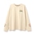 ルッキー 袖アップリケTシャツ