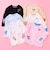 ルッキー 袖アップリケTシャツ