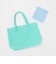 エナメルワッペンつきマットPVCトートBAG【SWIM】
