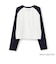【ケアベア】【綿100％】ラグランクロップド長袖Tシャツ
