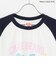 【ケアベア】【綿100％】ラグランクロップド長袖Tシャツ