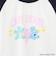 【ケアベア】【綿100％】ラグランクロップド長袖Tシャツ