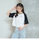 ハートラグラン五分袖Tシャツ