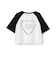 ハートラグラン五分袖Tシャツ